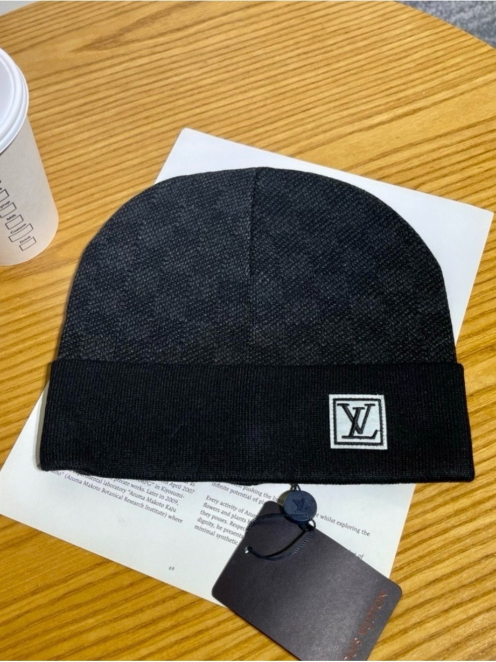 Black beanie